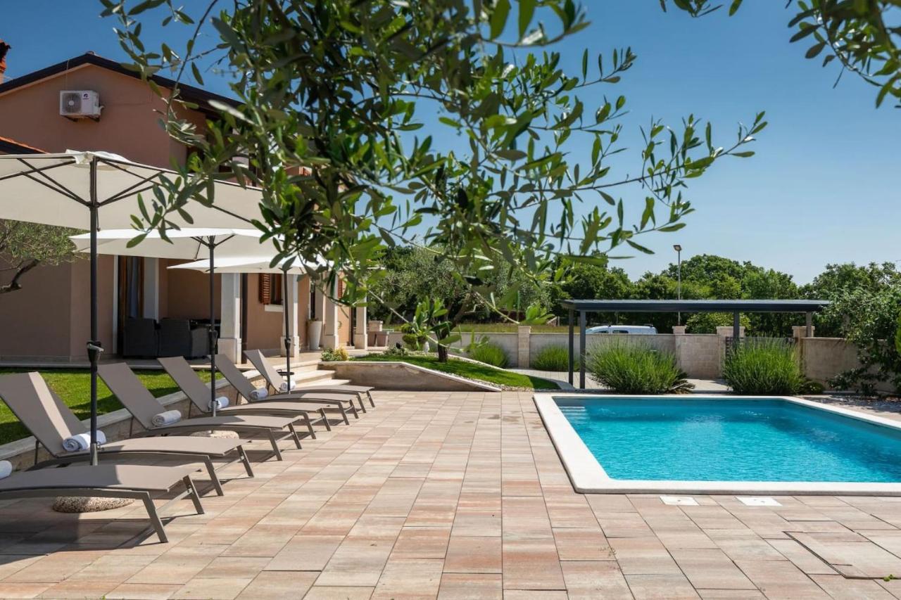 Activity Villa Gita With Pool And Grill In Tinjan Zewnętrze zdjęcie